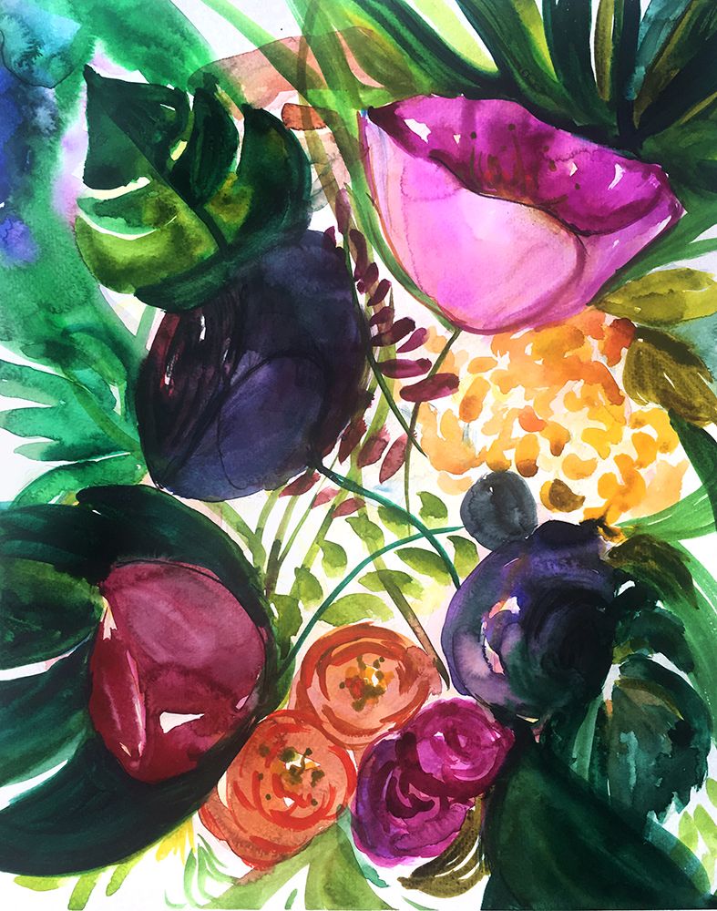 Tropica I art print by Christine Lindstrom for $57.95 CAD