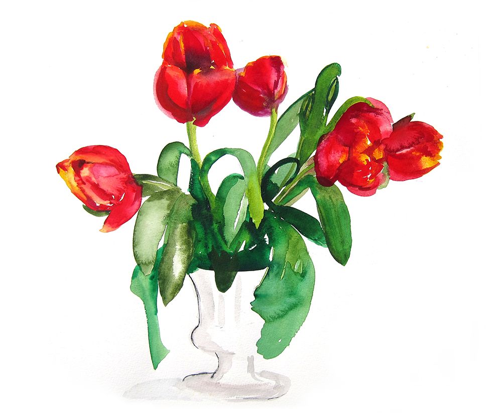 Tulips art print by Christine Lindstrom for $57.95 CAD