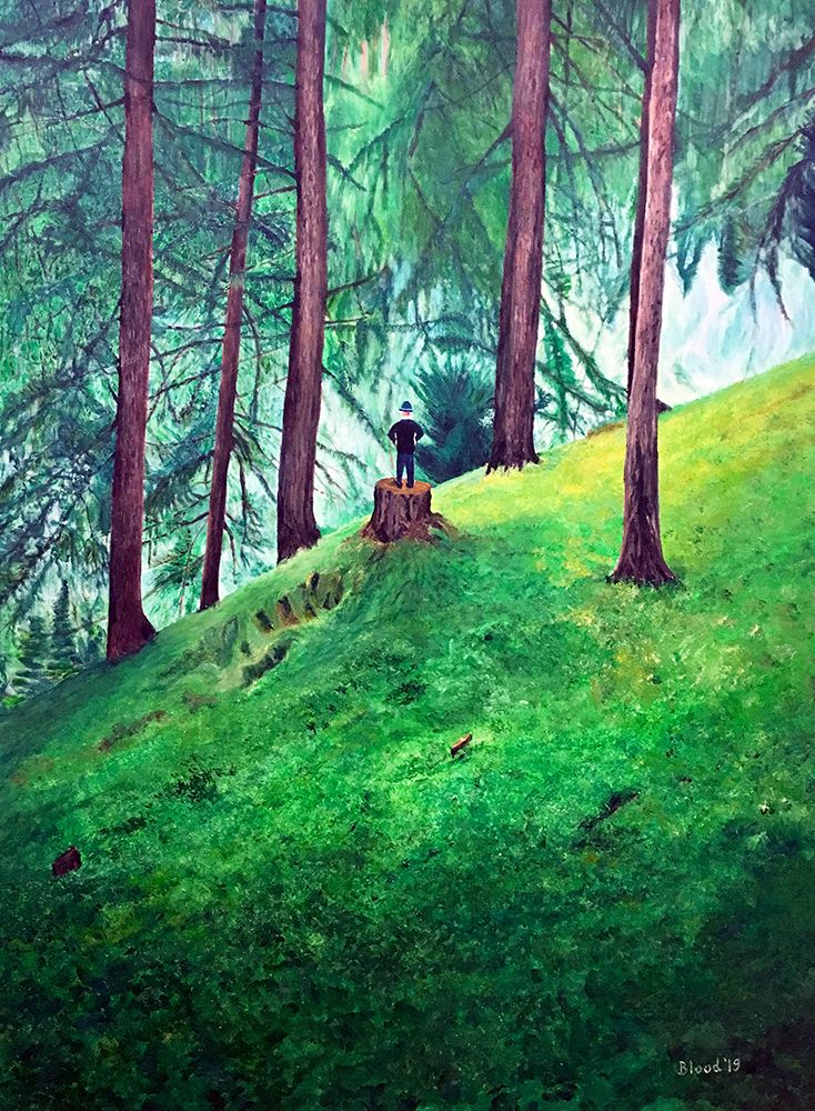 Forest Through the Trees art print by Tom Blood for $57.95 CAD
