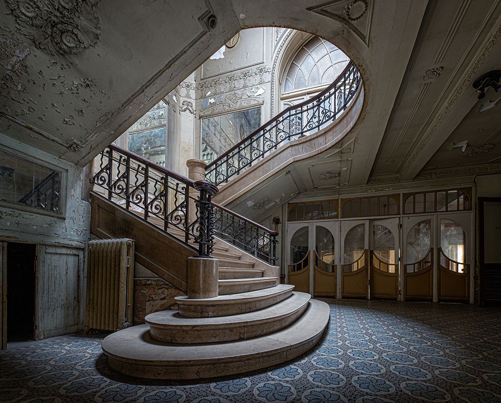 The old Staircase art print by Wim Denijs for $57.95 CAD