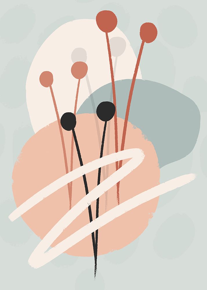 Organic Shapes a Buds art print by Sue Skellern for $57.95 CAD