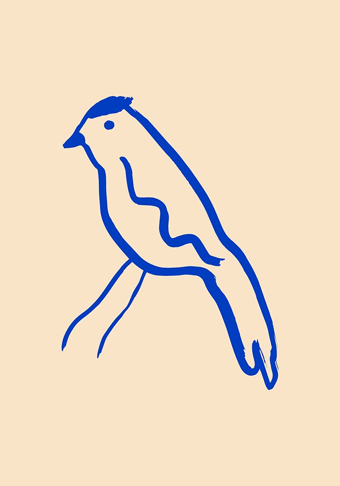 Blue Bird art print by Johanna Klum Nyberg for $57.95 CAD