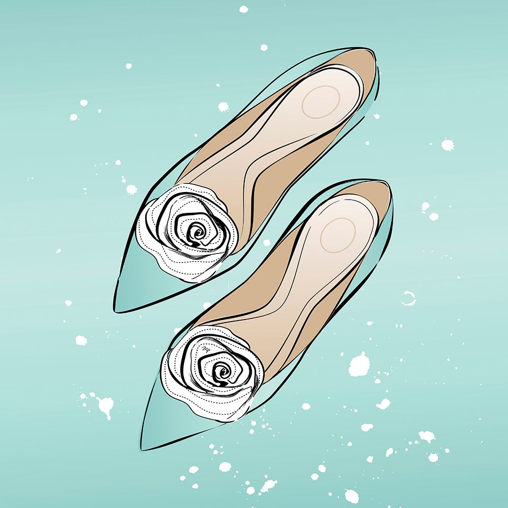 Mint Shoes art print by Martina for $57.95 CAD