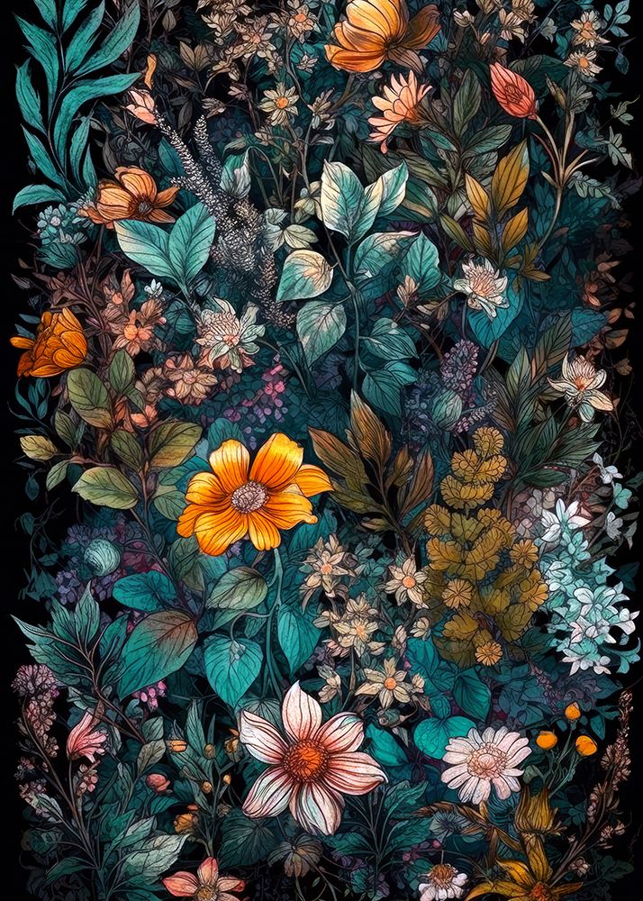Botanical Fusion 2 art print by Justyna Jaszke for $57.95 CAD