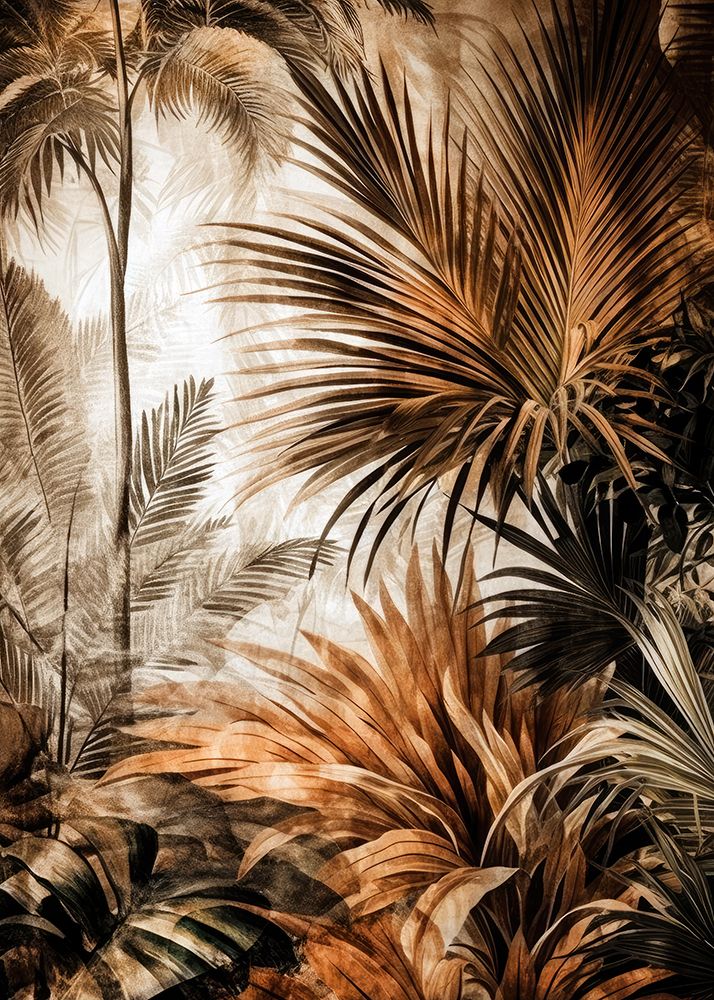 Botanical palms 1 art print by Justyna Jaszke for $57.95 CAD