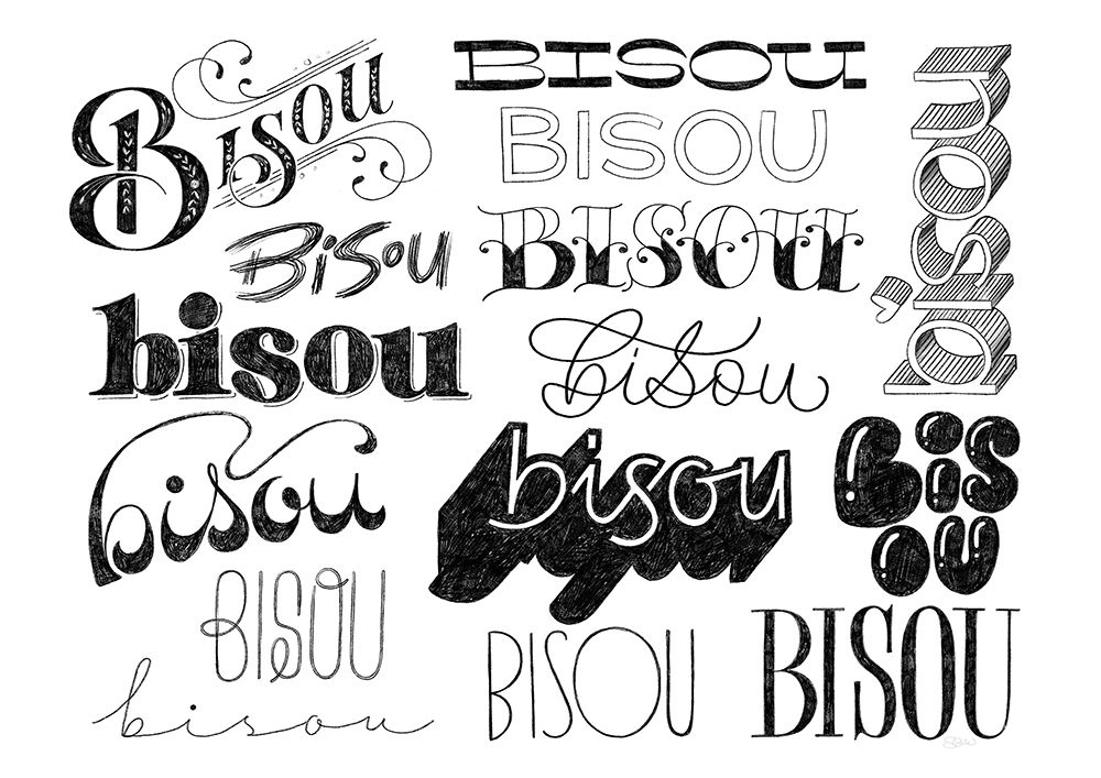 Bisou art print by Sofie Bjorkgren-Nase for $57.95 CAD