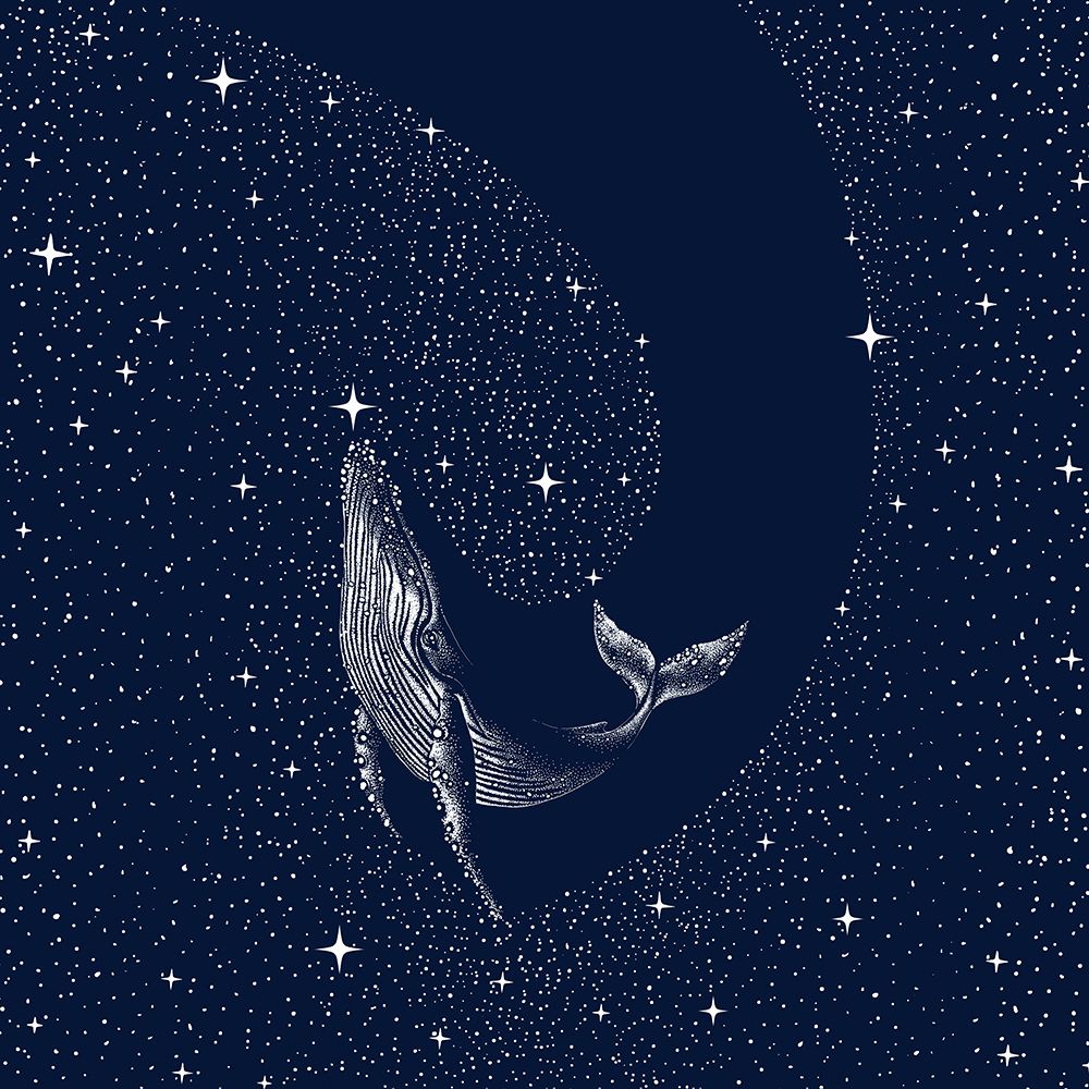 Starry Whale art print by Aliraza Cakir for $57.95 CAD