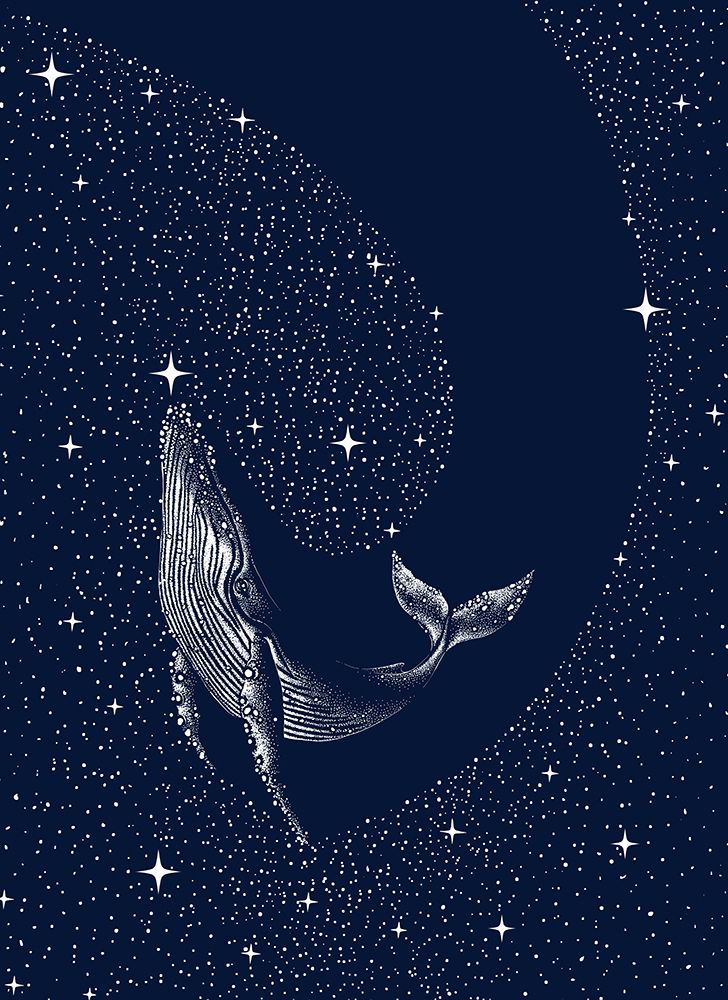 Starry Whale art print by Aliraza Cakir for $57.95 CAD