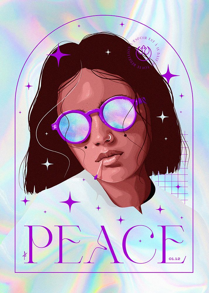 PEACE art print by Ana Ariane for $57.95 CAD