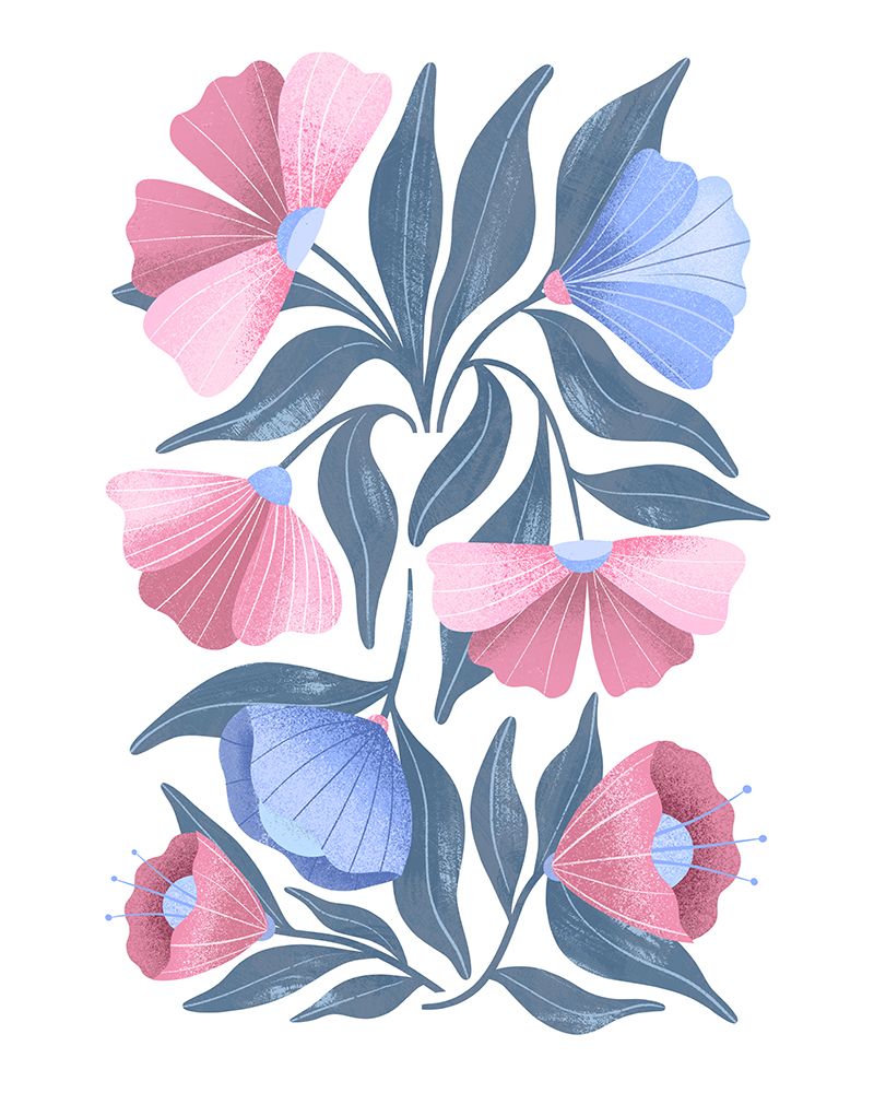 Abstract Flora art print by Melissa Donne for $57.95 CAD