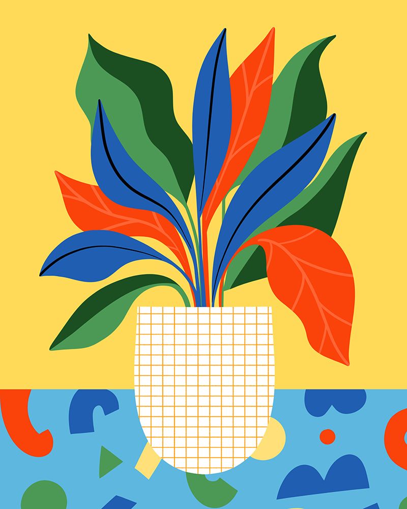 Abstract Plant art print by Melissa Donne for $57.95 CAD