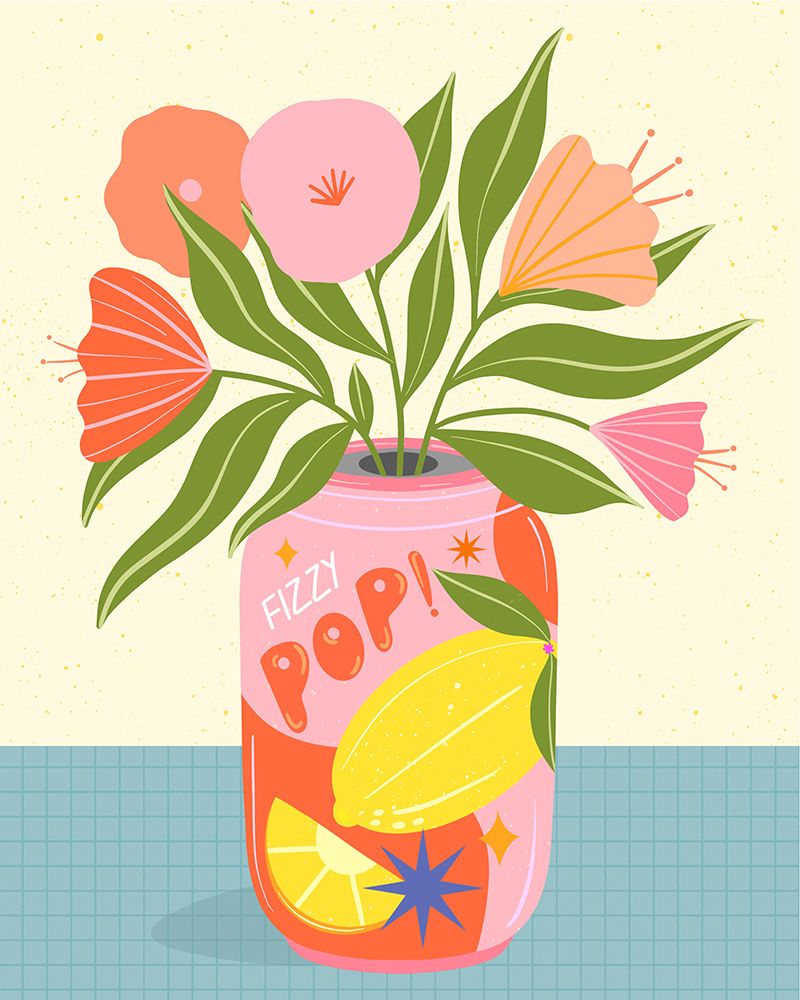 Flowers in Can art print by Melissa Donne for $57.95 CAD