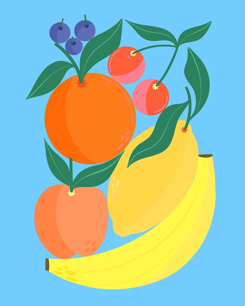 Stacked Fruits art print by Melissa Donne for $57.95 CAD