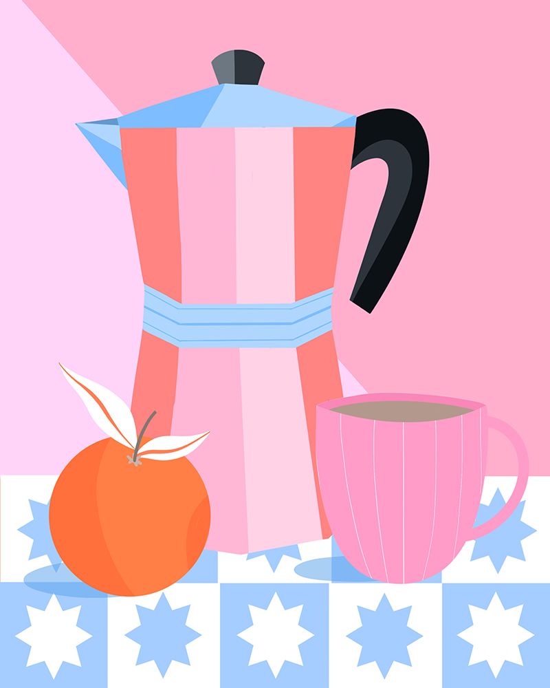 Still Life with Moka Pot art print by Melissa Donne for $57.95 CAD