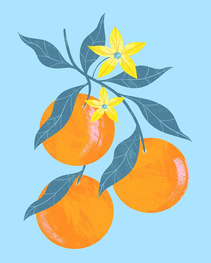 Orange Branch art print by Melissa Donne for $57.95 CAD
