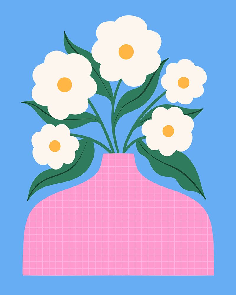 Flowers in Pink Vase art print by Melissa Donne for $57.95 CAD
