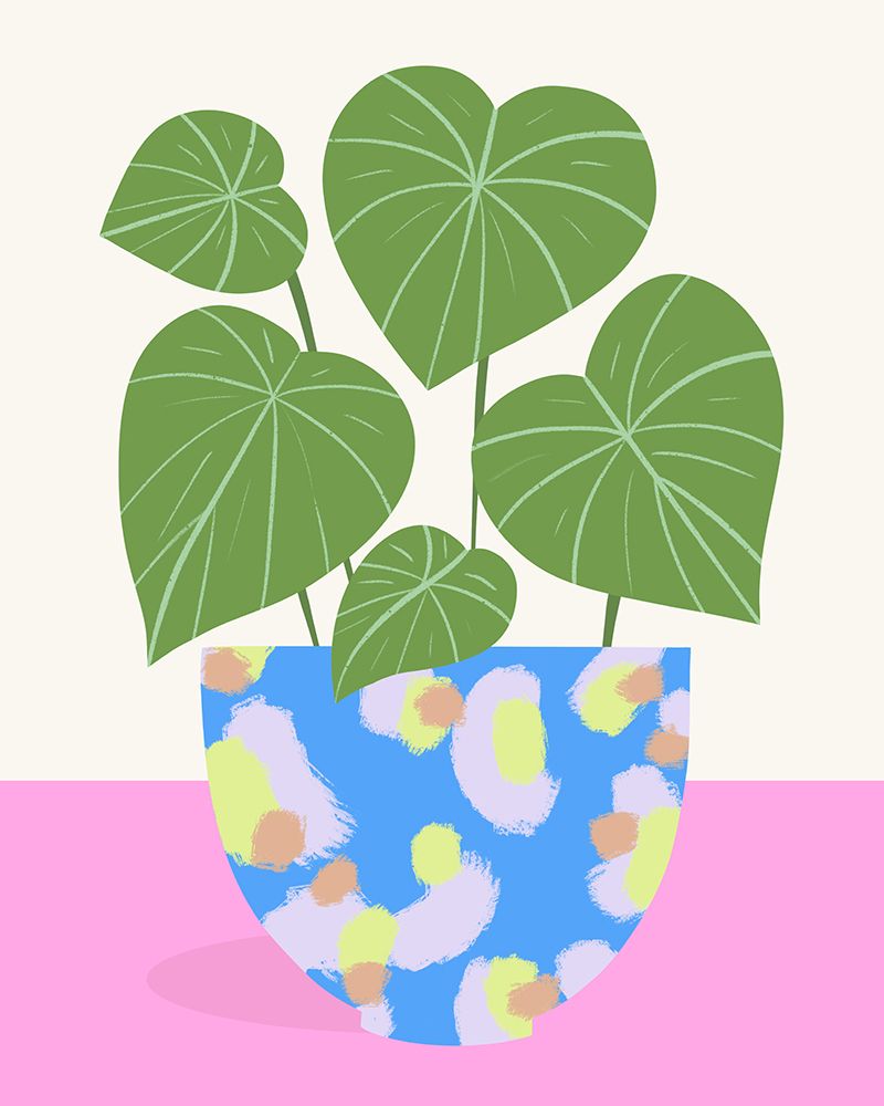 Plant in Patterned Pot art print by Melissa Donne for $57.95 CAD