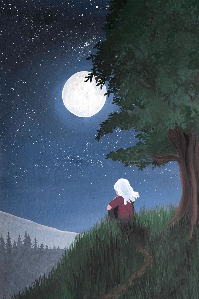 Moonchild art print by Emelie Marie for $57.95 CAD