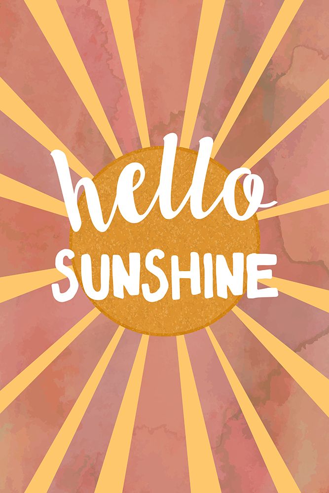 Hello Sunshine art print by Emelie Marie for $57.95 CAD