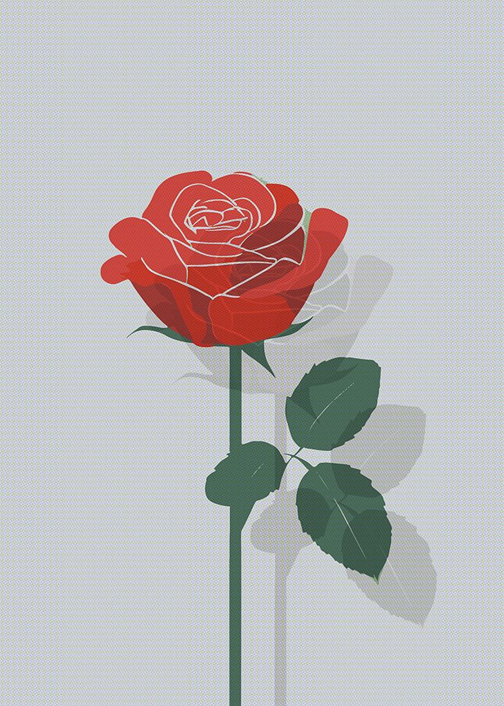 Rose In Raster art print by Andreas Magnusson for $57.95 CAD