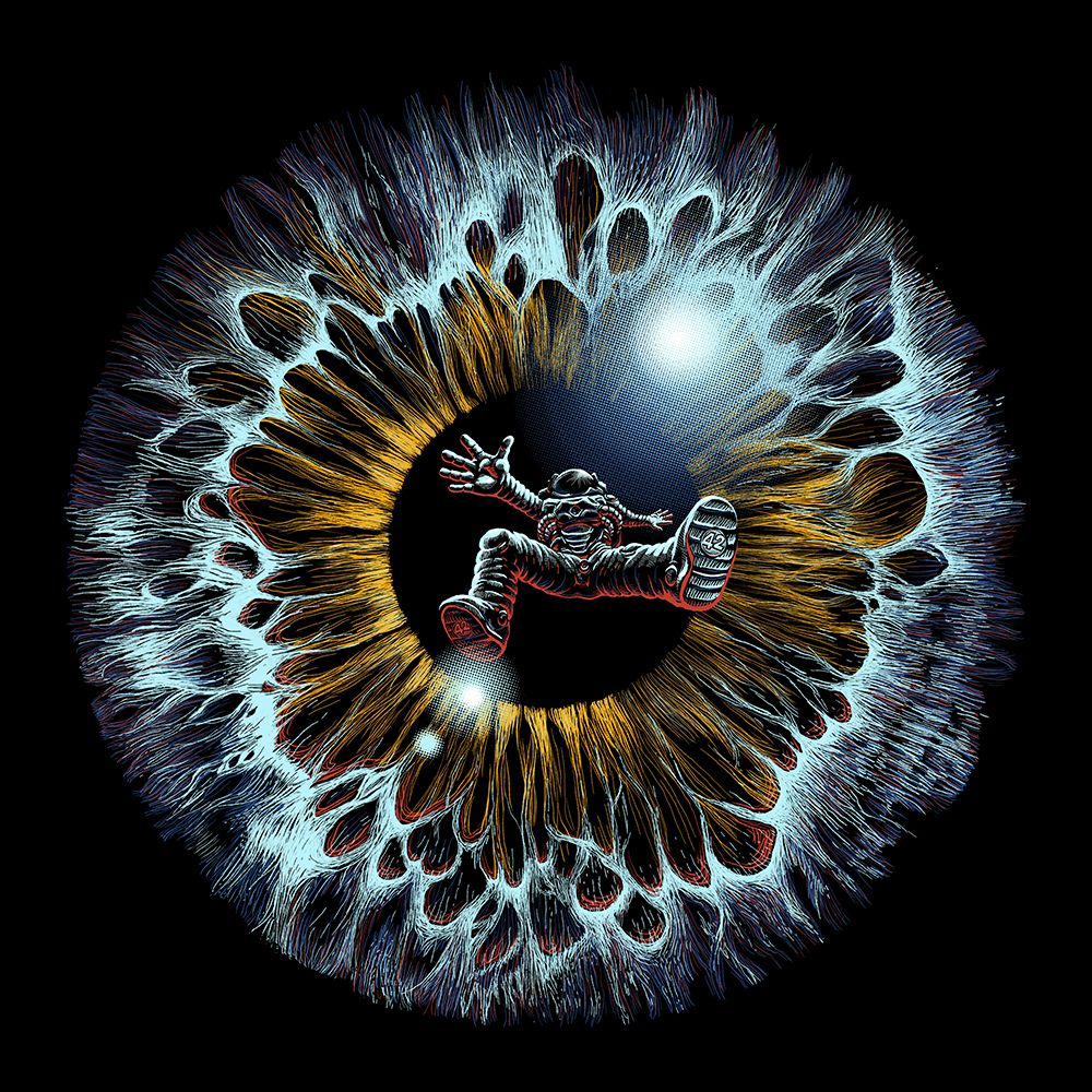 Lost In Your Eye Cosmic art print by Aliraza Cakir for $57.95 CAD