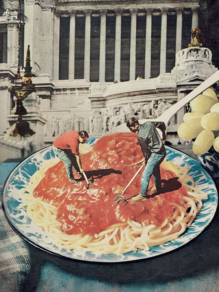 Diggin Spaghetti art print by Vertigo Artography for $57.95 CAD