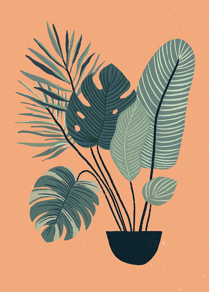 Cats and Plants 02 art print by Katarzyna Siorowska for $57.95 CAD