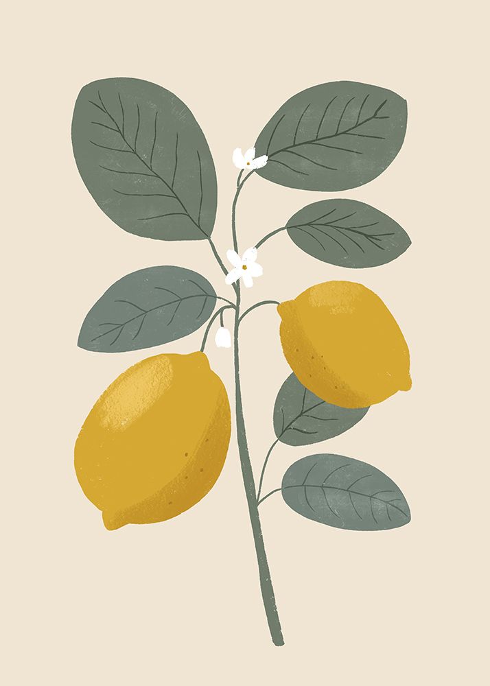 Lemon Vibes 01 art print by Katarzyna Siorowska for $57.95 CAD