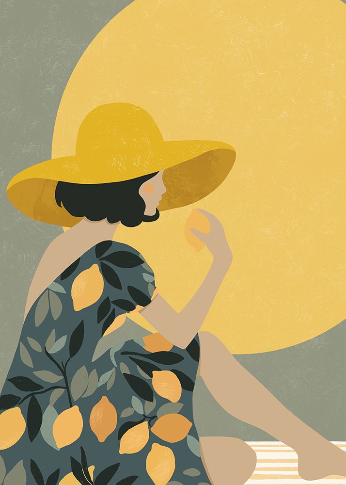 Lemon Vibes 02 art print by Katarzyna Siorowska for $57.95 CAD