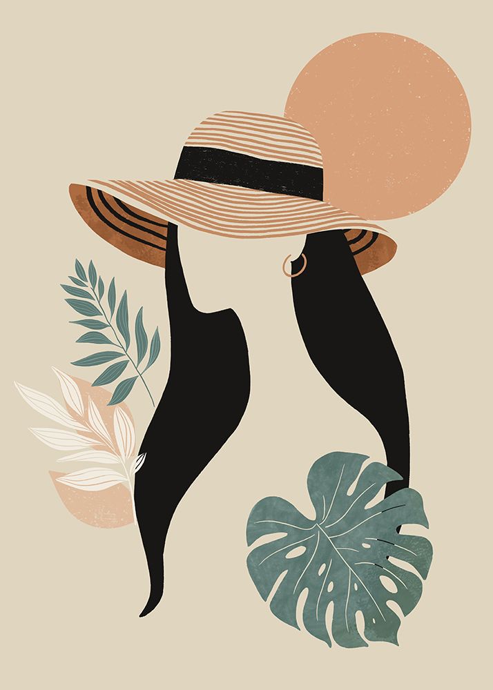 Retro Monstera 03 art print by Katarzyna Siorowska for $57.95 CAD