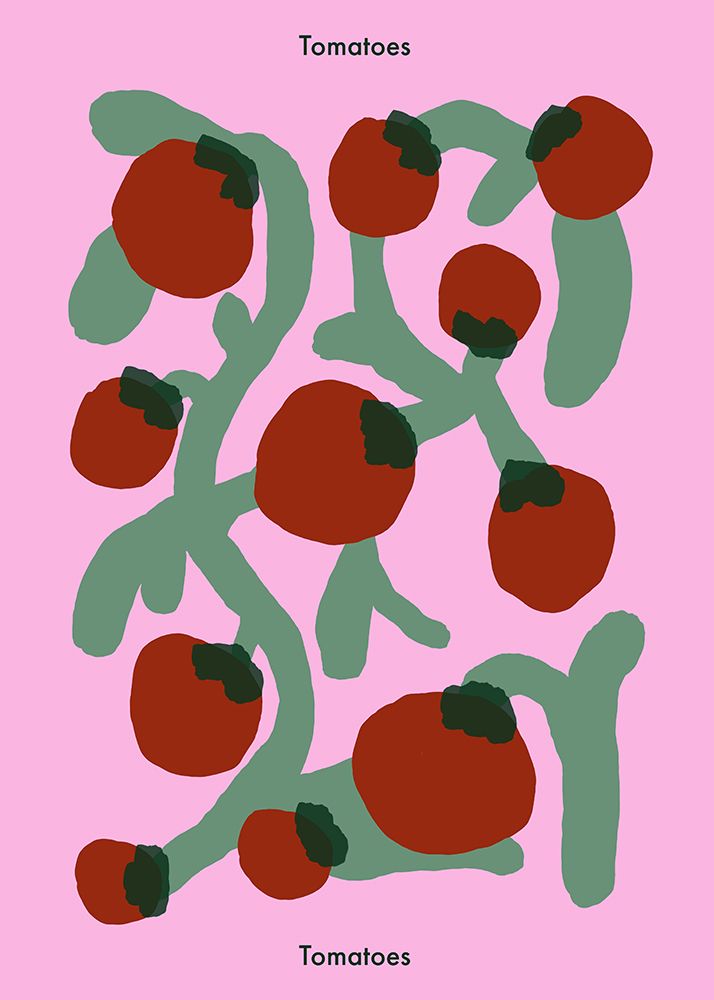 Tomatoes art print by Emma Make for $57.95 CAD