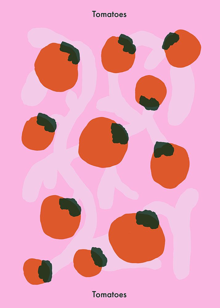 Tomatoes art print by Emma Make for $57.95 CAD