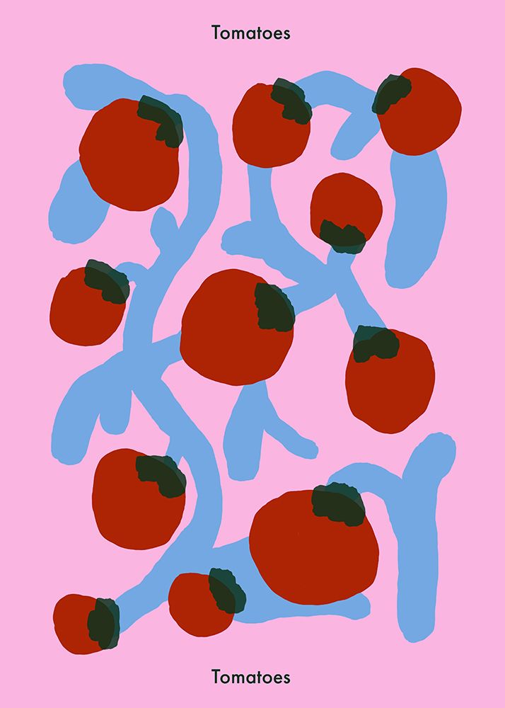 Tomatoes art print by Emma Make for $57.95 CAD
