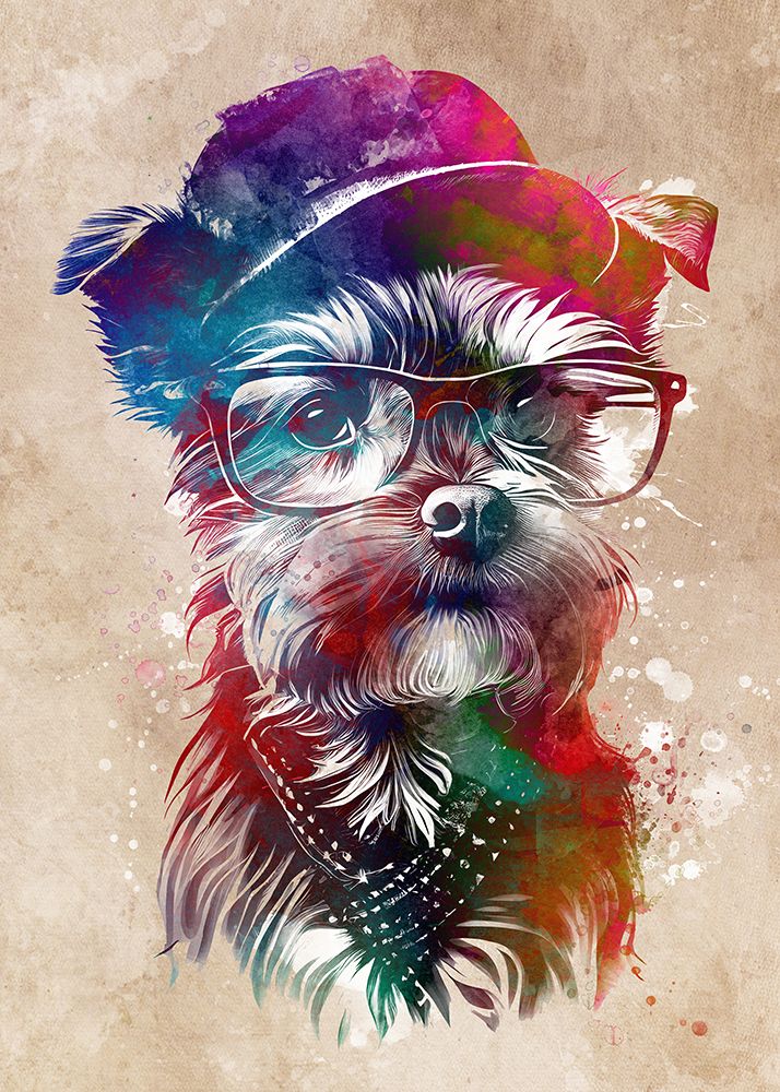 Dog graphic 1 art print by Justyna Jaszke for $57.95 CAD