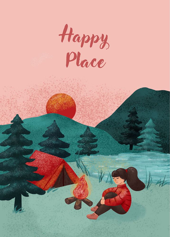 Hapy place Aurore Leprivey.png art print by Aurore Leprivey for $57.95 CAD