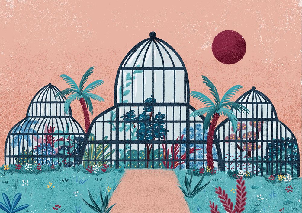 Botanical garden Aurore Leprivey.png art print by Aurore Leprivey for $57.95 CAD