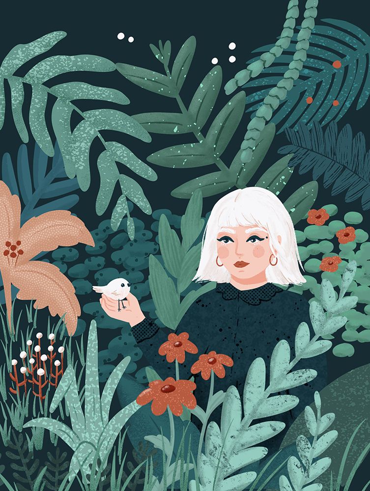 In the forest Aurore Leprivey.png art print by Aurore Leprivey for $57.95 CAD