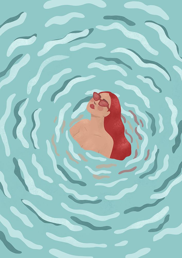 In the ocean Aurore Leprivey.png art print by Aurore Leprivey for $57.95 CAD