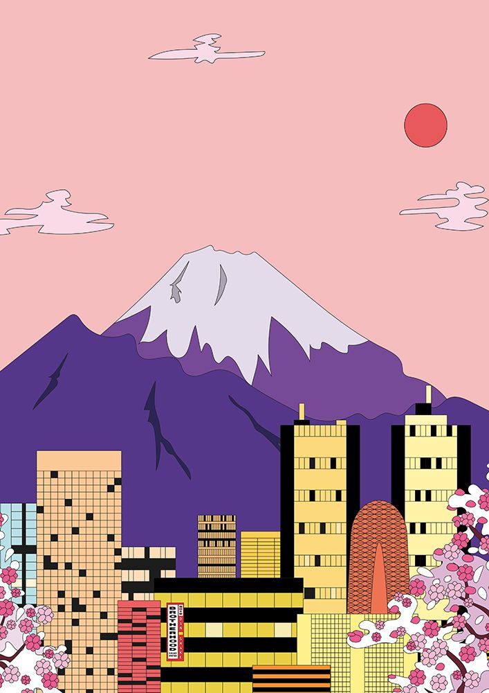 Tokyo art print by Will Da Costa for $57.95 CAD
