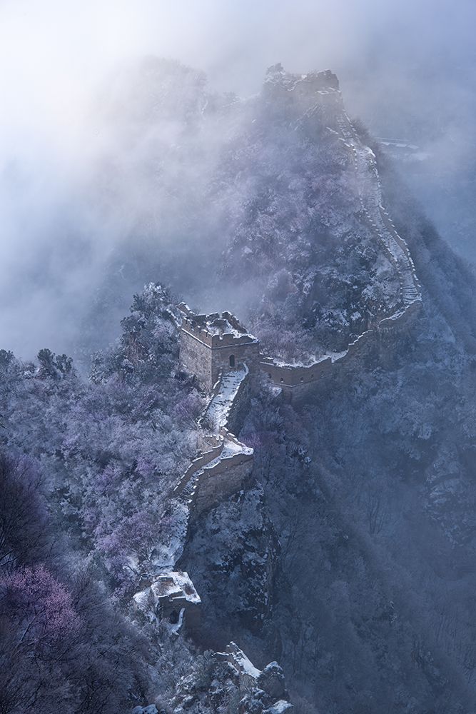 Spring Snow Great Wall art print by Simoon for $57.95 CAD