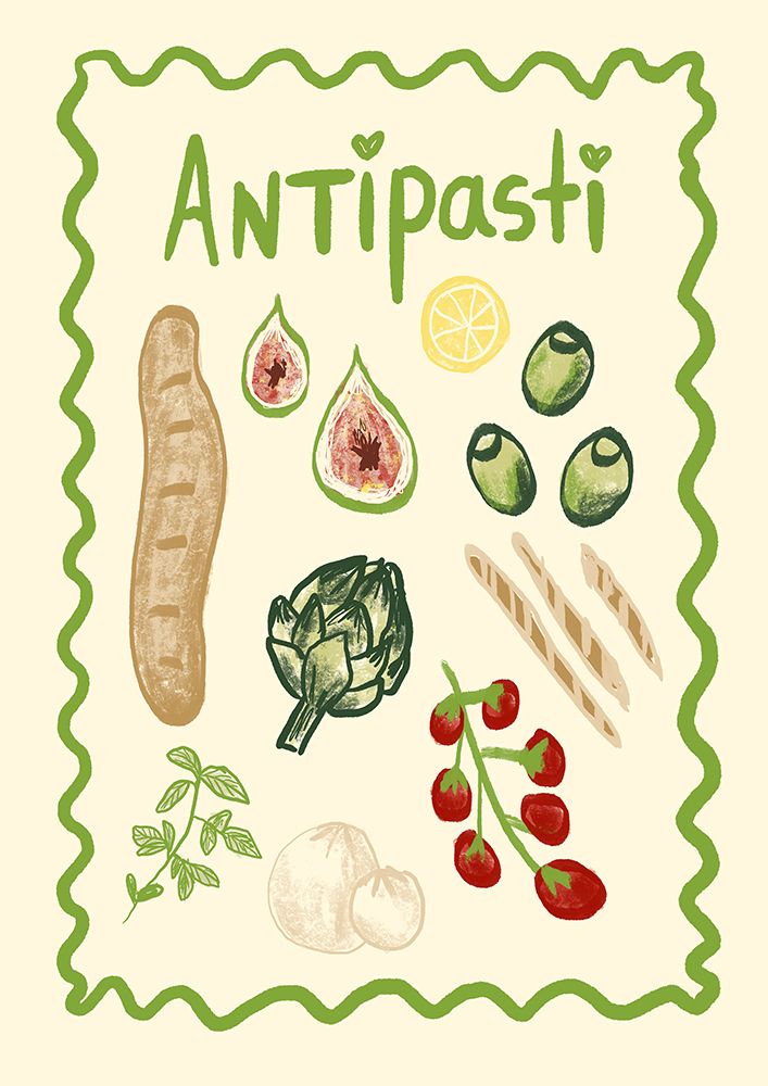 Antipasti art print by Studio Dolci for $57.95 CAD