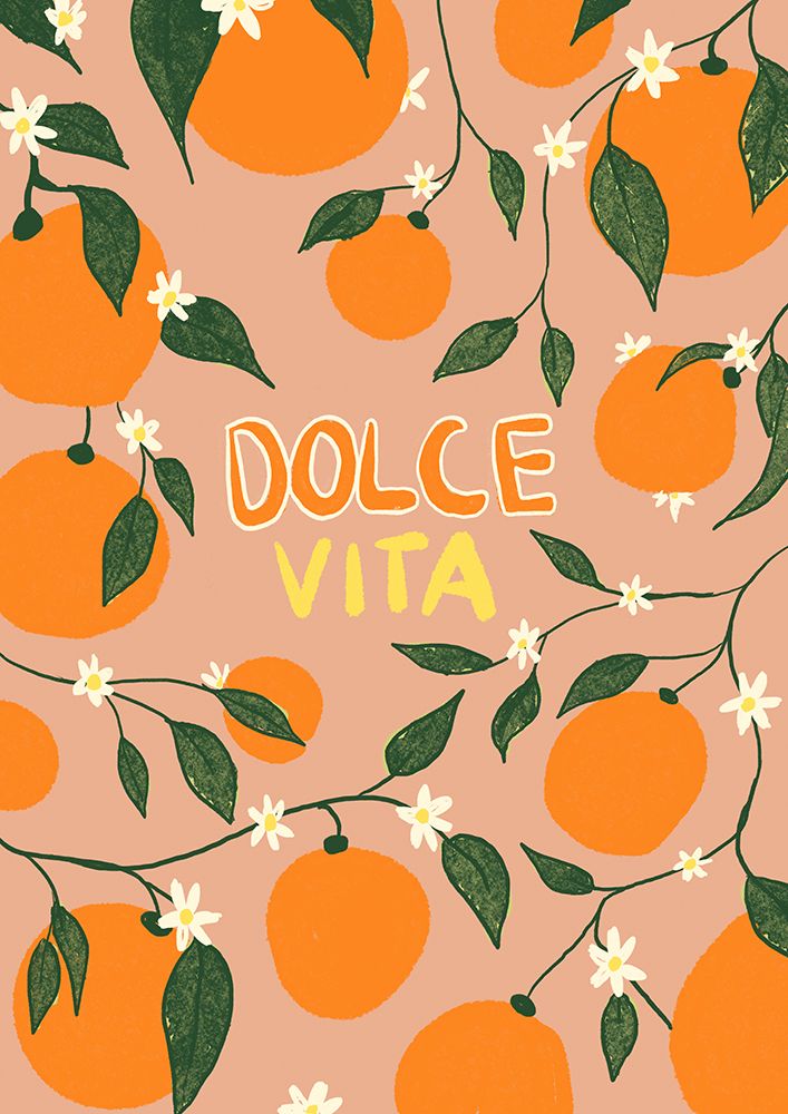Dolce Vita a Oranges art print by Studio Dolci for $57.95 CAD