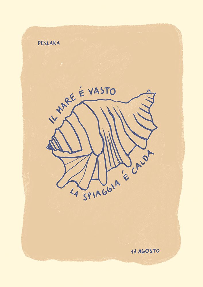 Seashell art print by Studio Dolci for $57.95 CAD