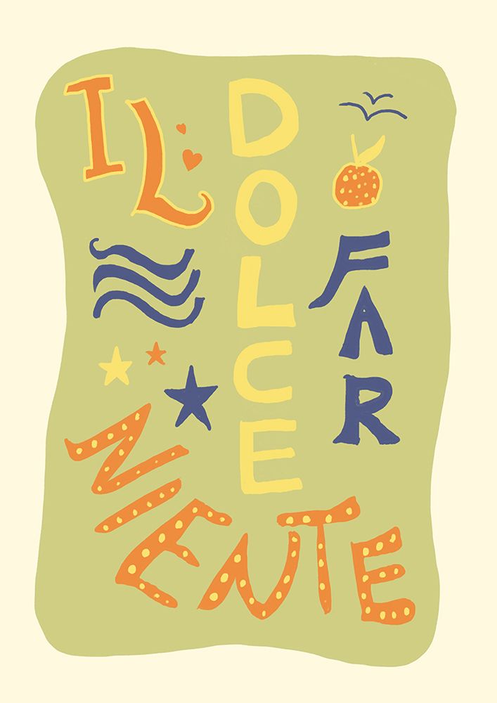 La Dolce Far Niente art print by Studio Dolci for $57.95 CAD