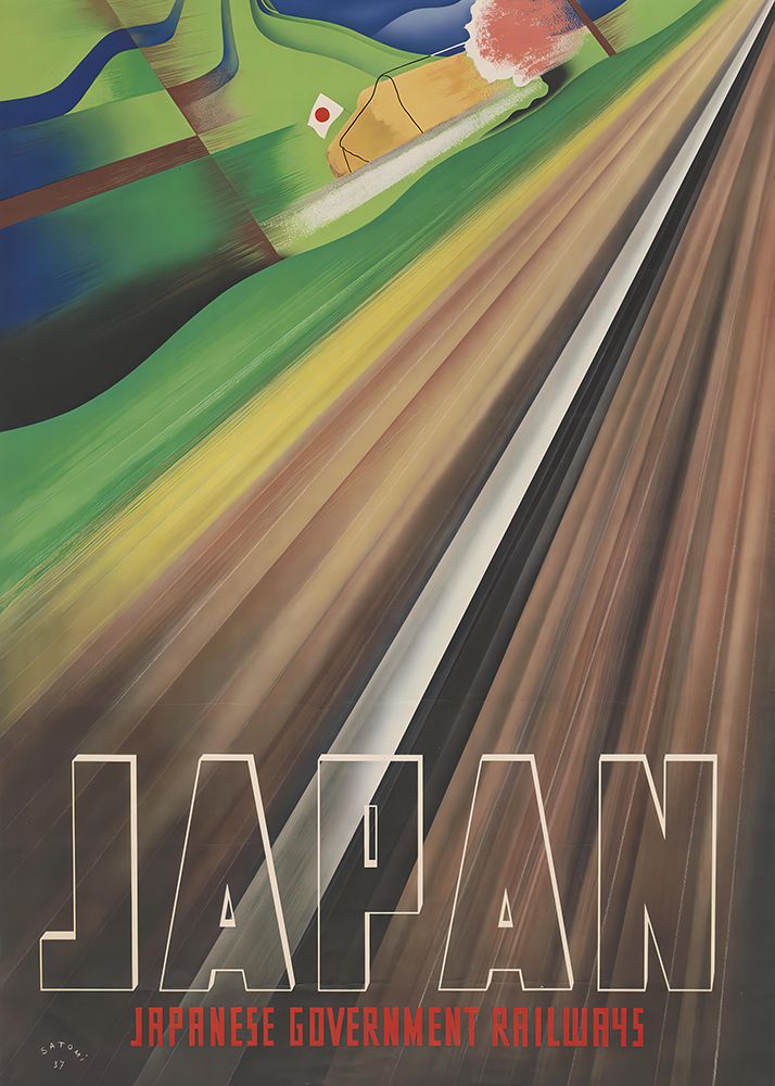 Japan - Japanese Government Railways art print by Andreas Magnusson for $57.95 CAD