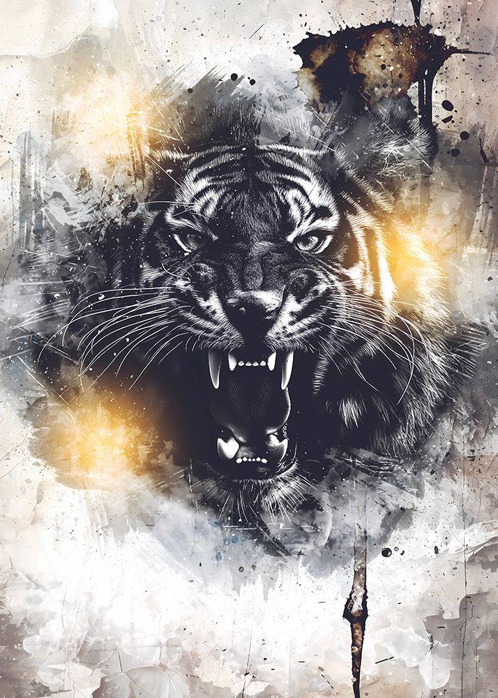 Tiger Poster Art 03 art print by Rafal Kulik for $57.95 CAD