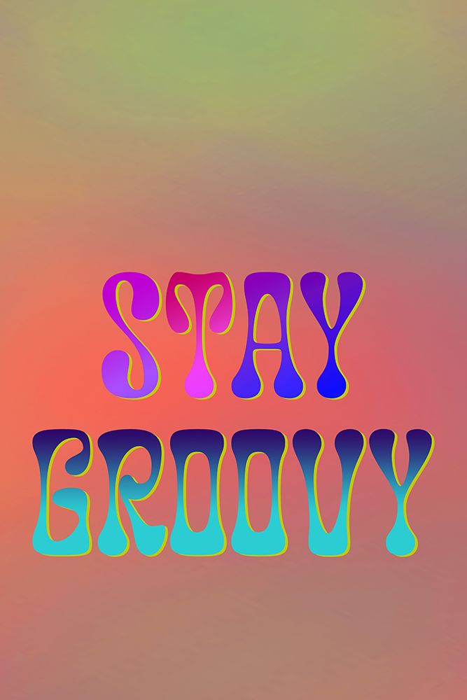 Stay Groovy art print by Project C for $57.95 CAD