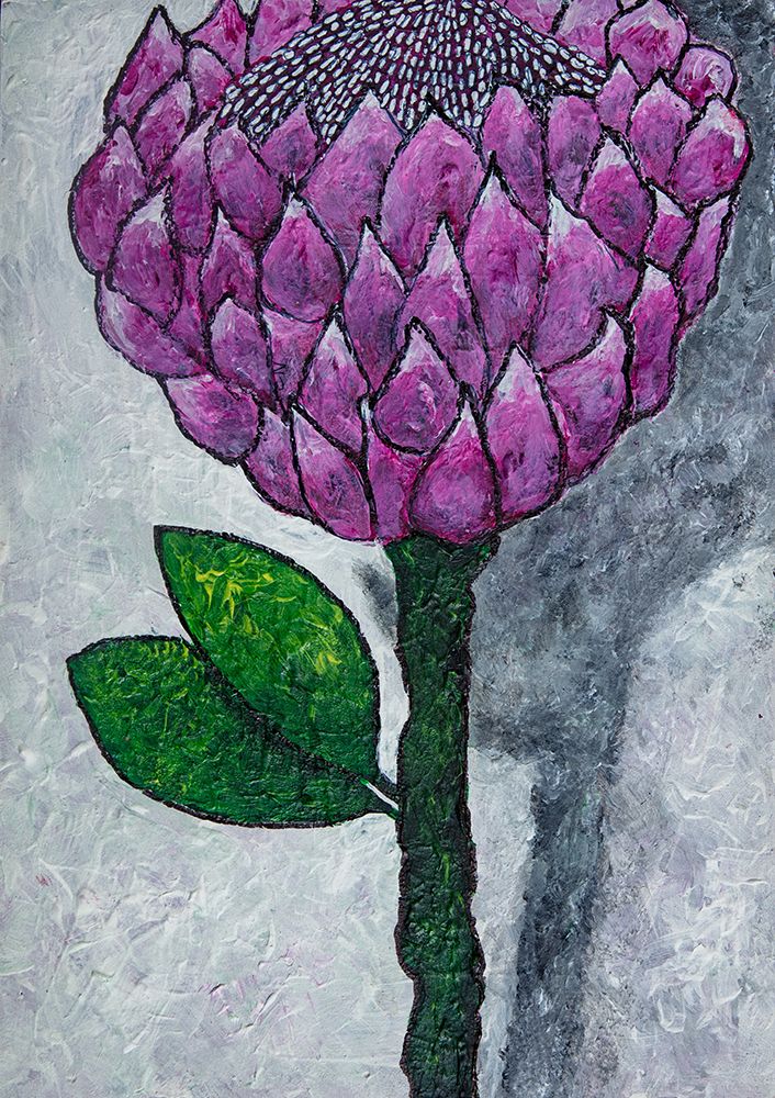 Protea With Shadow art print by Dale Hefer for $57.95 CAD