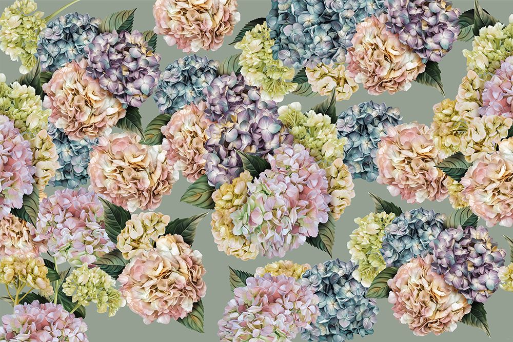 Hydrangeas_Moss art print by Sue Skellern for $57.95 CAD