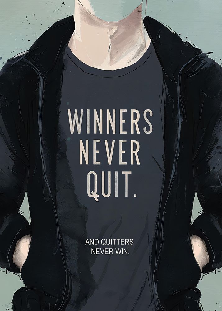Winners Never Quit art print by Andreas Magnusson for $57.95 CAD